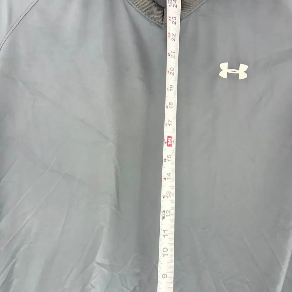 Under Armour Wind Pullover XXL Black V-Neck Golf Windshirt Men's